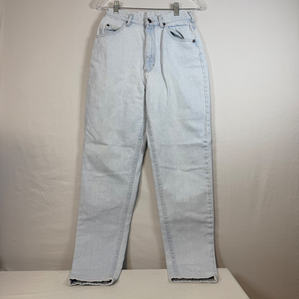 Lee Vintage‎ High Waisted Jeans Size 8 L Light Wash Denim Mom Jeans 80's 90s